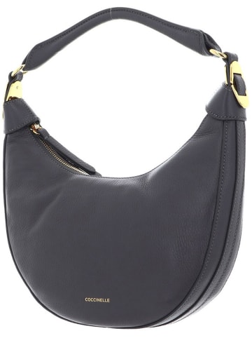 COCCINELLE Leren schoudertas donkerblauw - (B)26 x (H)21 x (D)15,5 cm