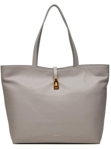 COCCINELLE Leren schoudertas grijs - (B)45 x (H)32 x (D)14 cm