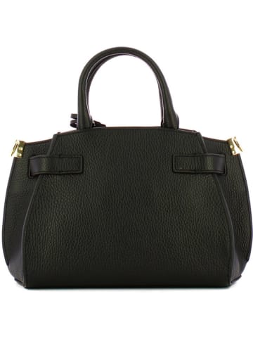 COCCINELLE Leder-Henkeltasche in Schwarz - (B)22,5 x (H)18 x (T)13,5 cm