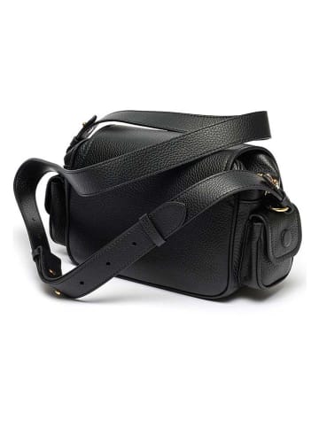 COCCINELLE Leder-Umhängetasche in Schwarz - (B)15 x (H)21 x (T)9 cm