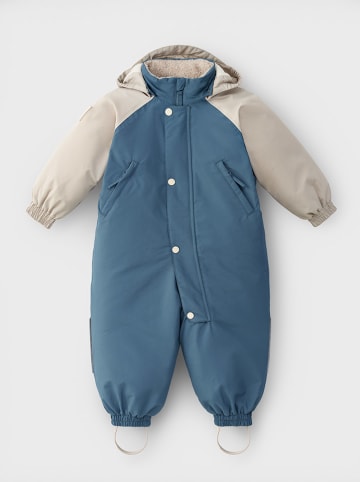Leokid Schneeanzug in Blau/ Creme