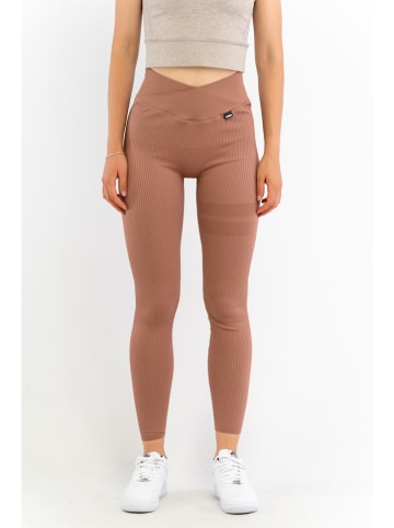 Stronger Trainingsleggings "Wrap" in Rosa