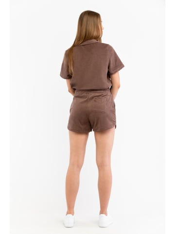 Stronger Sweatshorts "Pebble" in Braun