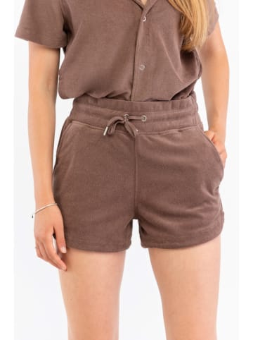 Stronger Sweatshorts "Pebble" in Braun