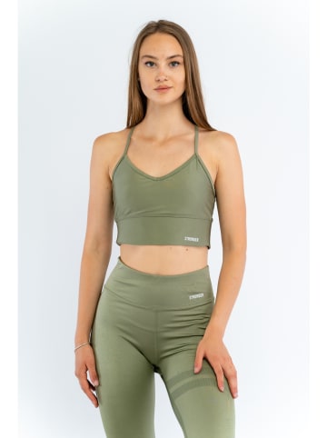 Stronger Sportbeha "Glossy" groen