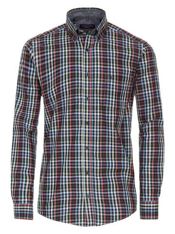 CASAMODA Blouse - casual fit - zwart/lichtroze