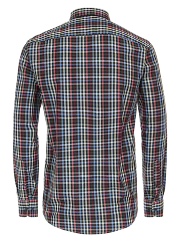 CASAMODA Hemd - Casual fit - in Schwarz/ Rosa