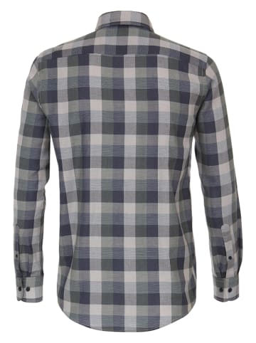 CASAMODA Blouse - casual fit - donkerblauw/groen