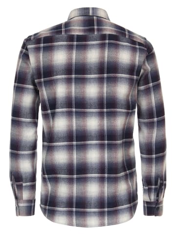 CASAMODA Blouse - casual fit - donkerblauw/paars