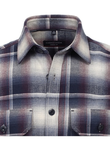CASAMODA Koszula - Casual fit - w kolorze granatowo-fioletowym