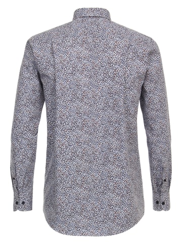 CASAMODA Hemd - Comfort fit - in Dunkelblau/ Weiß