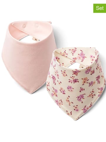 Wheat 2er-Set: Tücher "Eden" in Rosa/ Creme