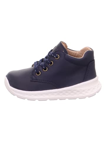 superfit Skórzane sneakersy "Breeze" w kolorze granatowym