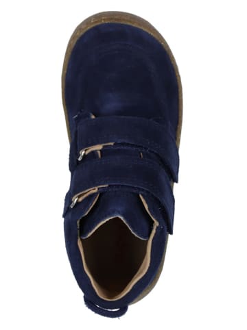 superfit Skórzane buty "Saturnus" w kolorze granatowym do nauki chodzenia