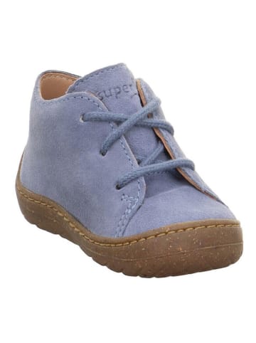 superfit Leder-Schnürschuhe "Saturnus"  in Blau