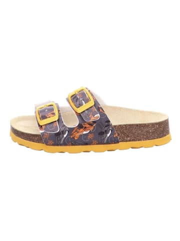 superfit Pantoletten in Anthrazit/ Orange