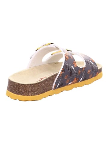 superfit Slippers antraciet/oranje