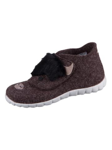 superfit Pantoffels "Happy" bruin