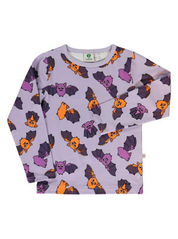 Småfolk Longsleeve "Vleermuis" paars/meerkleurig