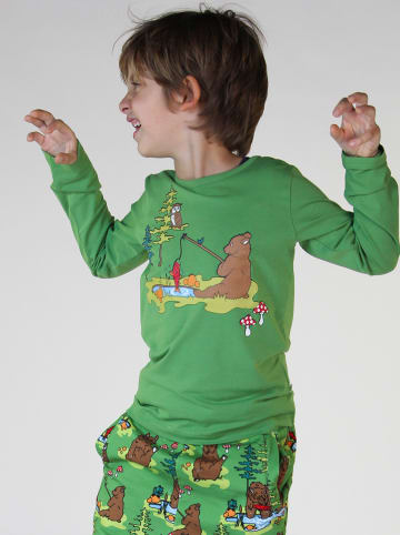 Småfolk Longsleeve "Vissende Beer" groen