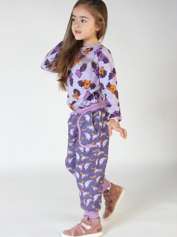 Småfolk Sweatbroek "Draak" paars