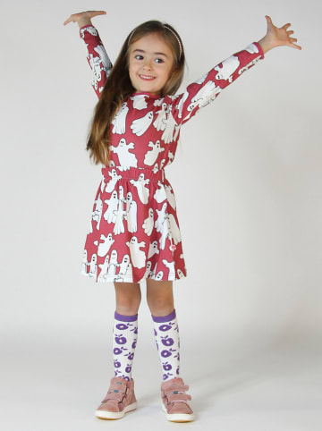 Småfolk Rok "Spook" rood/wit