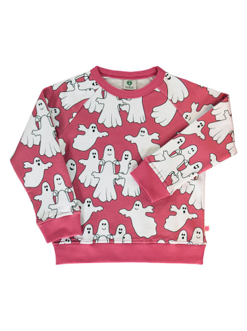 Småfolk Bluza "Ghosts" w kolorze czerwono-białym