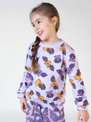 Småfolk Sweatshirt "Vleermuis" paars