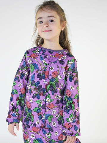 Småfolk Sweatjacke "Brombeeren" in Lila/ Bunt