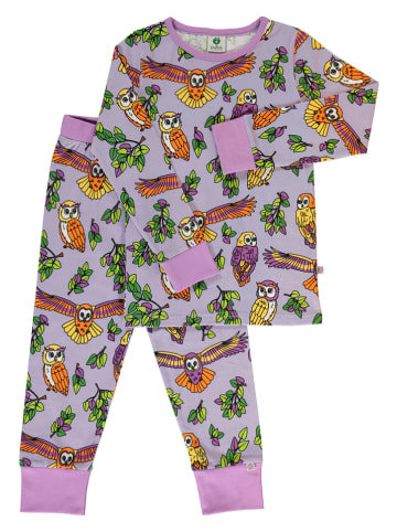 Småfolk Pyjama in Lila/ Bunt