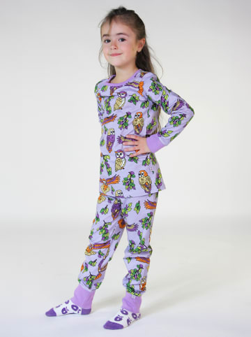 Småfolk Pyjama paars/meerkleurig
