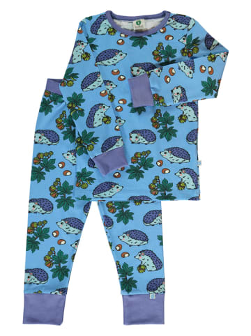 Småfolk Pyjama in Blau/ Bunt