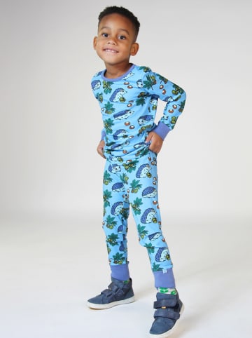 Småfolk Pyjama in Blau/ Bunt