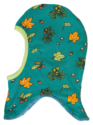 Småfolk Omkeerbare bivakmuts donkerblauw/groen