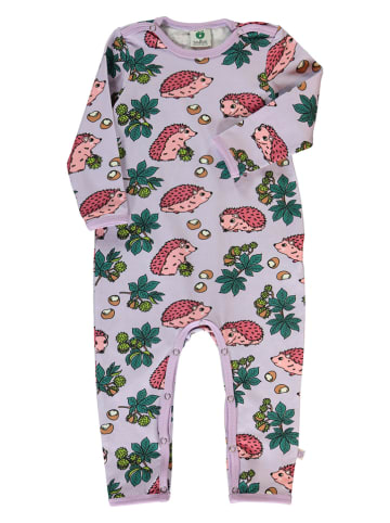 Småfolk Overall "Igel" in Lila/ Bunt