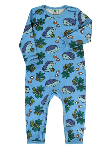 Småfolk Overall "Igel" in Blau/ Bunt