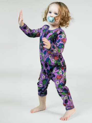 Småfolk Overall "Brombeeren" in Lila/ Bunt
