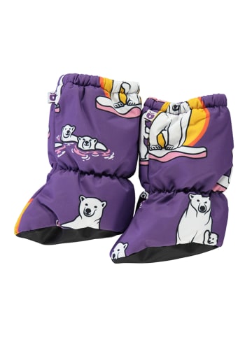 Småfolk Schnee-Krabbelschuhe in Lila
