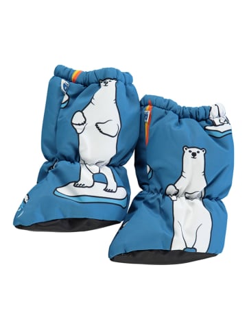 Småfolk Schnee-Krabbelschuhe in Blau