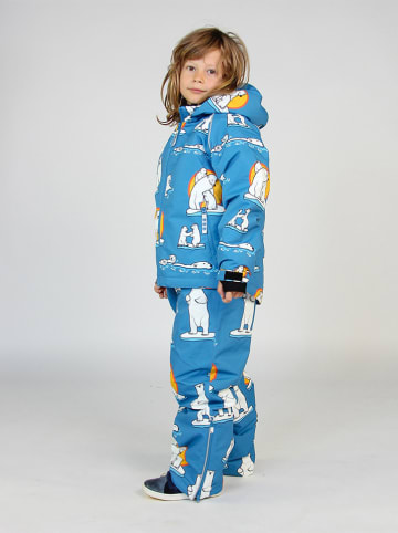 Småfolk Winterjacke "Eisbären" in Blau