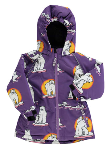 Småfolk Winterjacke "Eisbären" in Lila