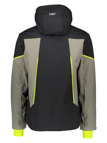 CMP Softshelljas zwart/kaki
