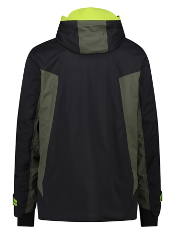 CMP Ski-/ Snowboardjacke in Schwarz/ Khaki