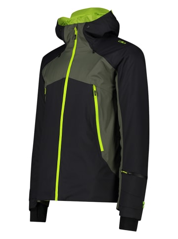 CMP Ski-/ Snowboardjacke in Schwarz/ Khaki