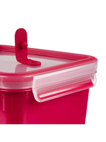 Emsa Mikrowellendosen "Clip & Micro" in Rot - 1,3 l