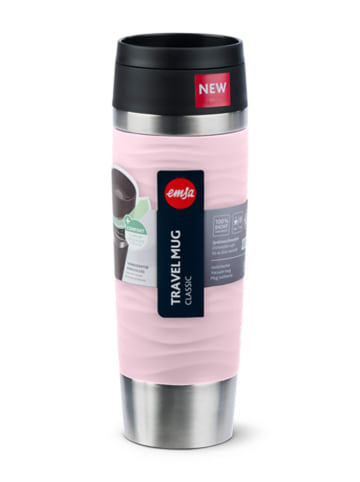 Emsa Thermobecher "Travel Mug Waves" in Rosa - 500 ml