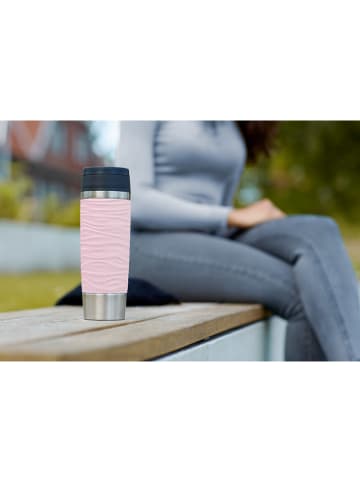Emsa Isoleerbeker "Travel Mug Waves" lichtroze - 500 ml