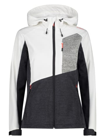 CMP Softshelljacke in Weiß/ Anthrazit