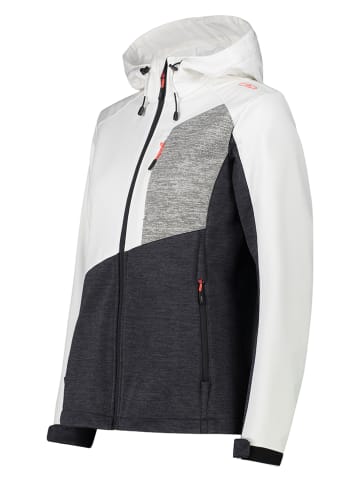 CMP Softshelljacke in Weiß/ Anthrazit