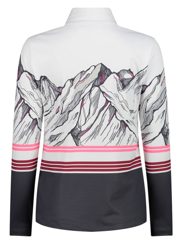 CMP Functioneel shirt wit/antraciet